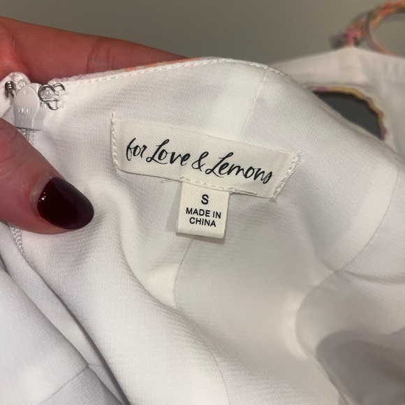 NWOT For Love And Lemons Carrie Floral Dress- Small - Picture 9 of 10